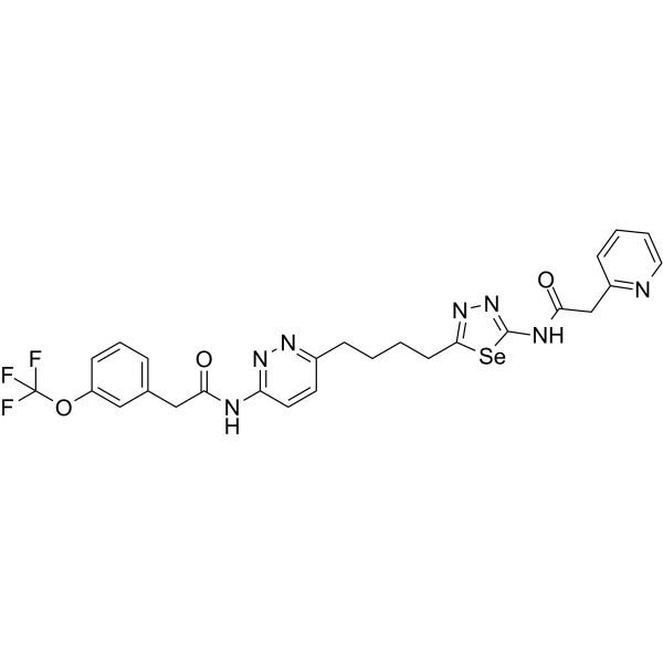 Glutaminase-IN-1 Chemical Structure Glutaminase-IN-1(Synonyms: CB839 derivative)