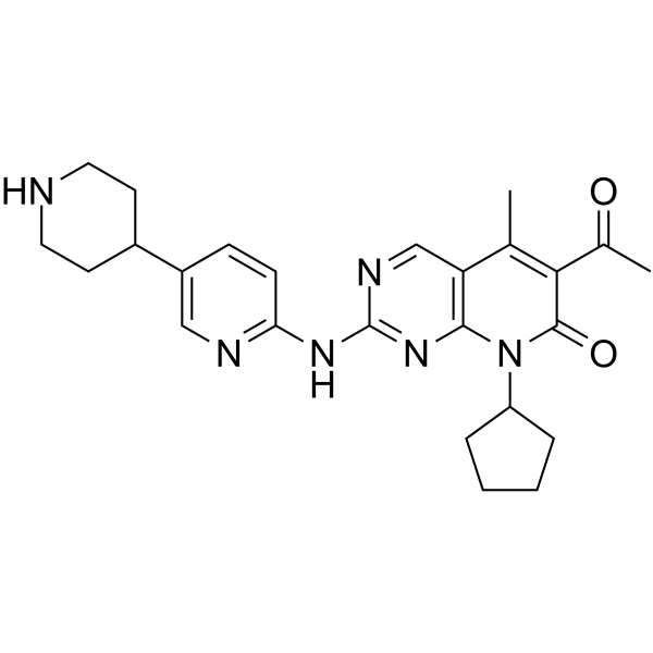 Dalpiciclib Chemical Structure Dalpiciclib(Synonyms: SHR-6390)