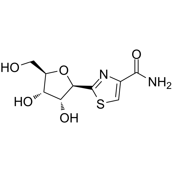 Tiazofurin Chemical Structure Tiazofurin(Synonyms: NSC 286193; Riboxamide)