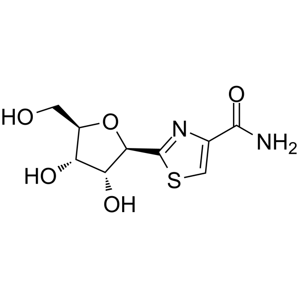 Tiazofurin(Synonyms: NSC 286193;  Riboxamide)