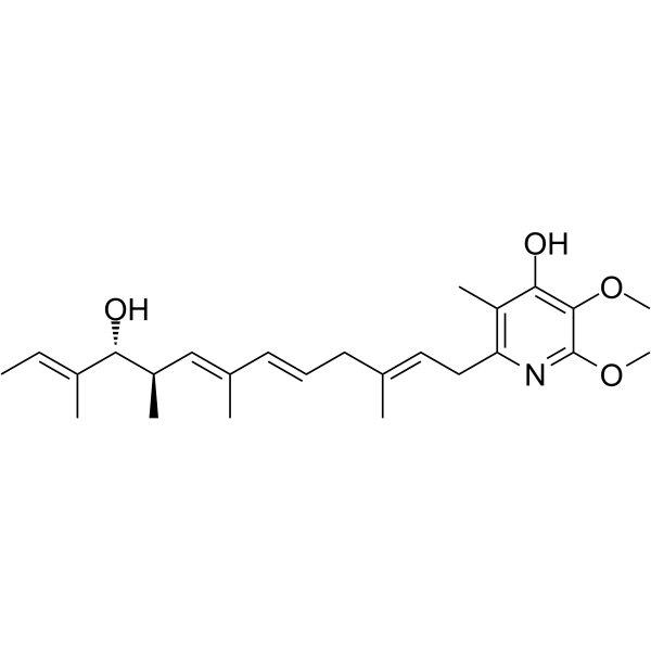 Piericidin A Chemical Structure Piericidin A(Synonyms: AR-054)