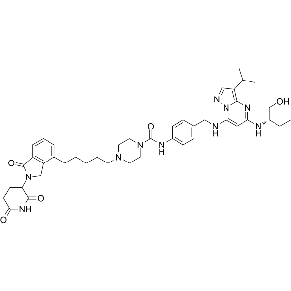 PROTAC CDK9 degrader-4 Chemical Structure PROTAC CDK9 degrader-4