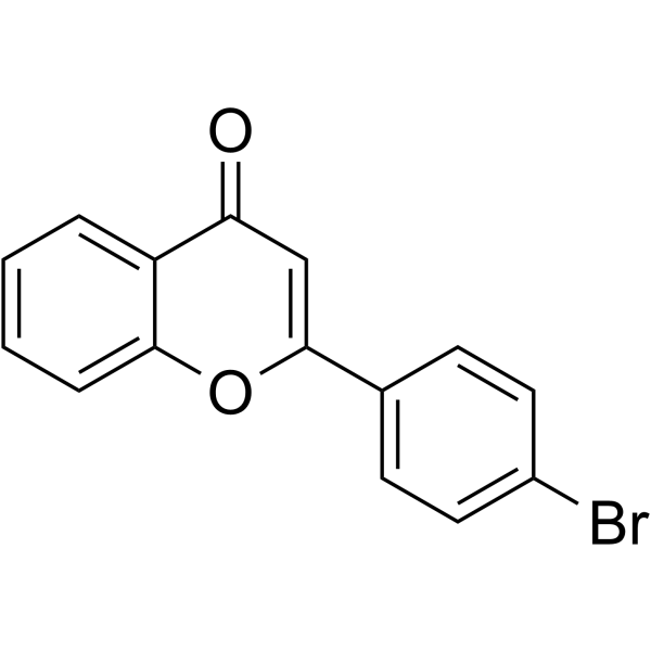 4′-Bromoflavone Chemical Structure 4′-Bromoflavone(Synonyms: 4-溴黄酮)