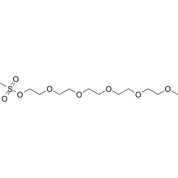 m-PEG5-Ms Chemical Structure m-PEG5-Ms