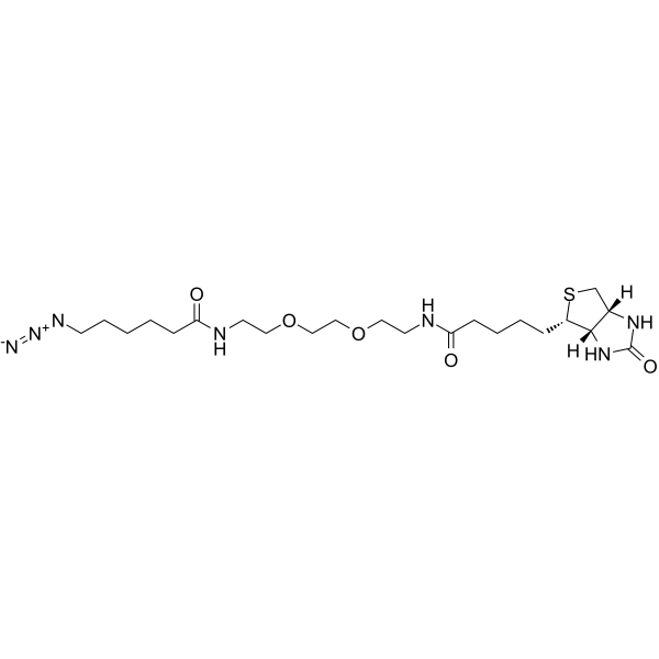 Biotin-PEG2-C6-azide Chemical Structure Biotin-PEG2-C6-azide