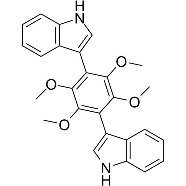 Asterriquinol D dimethyl ether Chemical Structure Asterriquinol D dimethyl ether