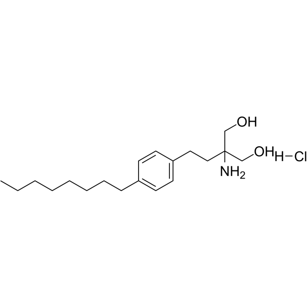 Fingolimod hydrochloride(Synonyms: 盐酸芬戈莫德; FTY720)