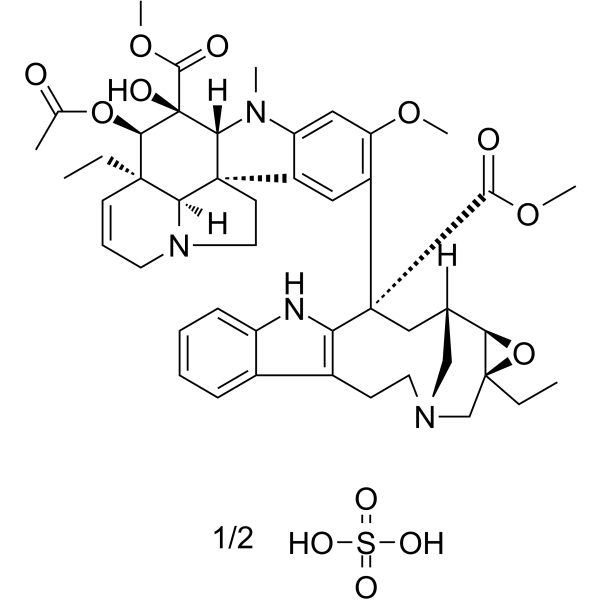 Vinleurosine sulfate Chemical Structure Vinleurosine sulfate