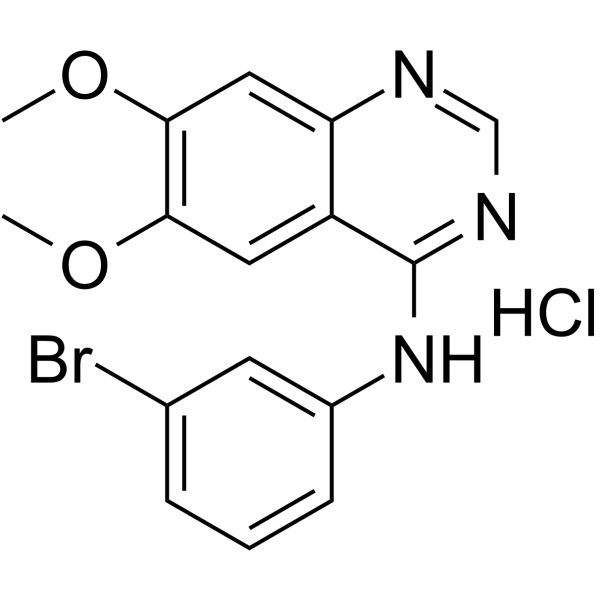 PD153035 Hydrochloride(Synonyms: SU-5271 Hydrochloride; AG1517 Hydrochloride; ZM 252868 Hydrochloride)