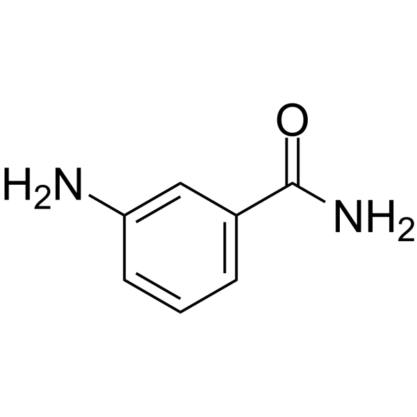 3-Aminobenzamide Chemical Structure 3-Aminobenzamide(Synonyms: PARP-IN-1)