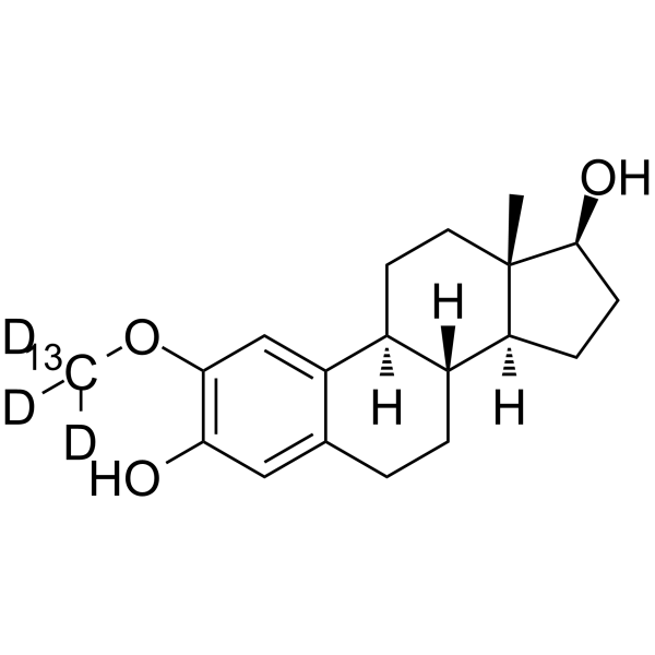 2-Methoxyestradiol-13C,d3(Synonyms: 二甲氧基雌二醇 13C,d3)