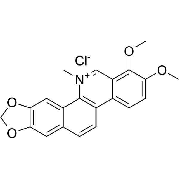 Chelerythrine chloride(Synonyms: 盐酸白屈菜红碱)