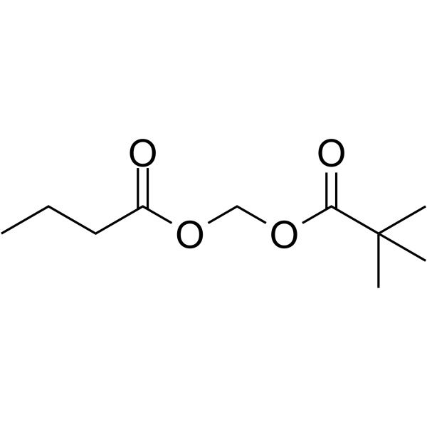 Pivanex Chemical Structure Pivanex(Synonyms: AN-9; Pivalyloxymethyl butyrate)