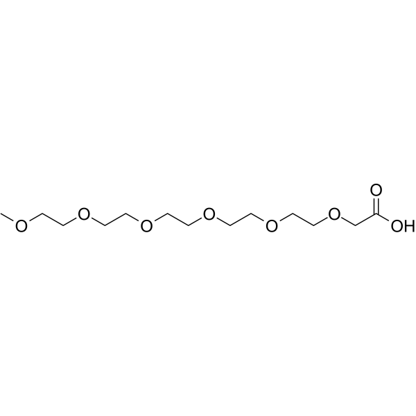 m-PEG5-CH2COOH Chemical Structure m-PEG5-CH2COOH