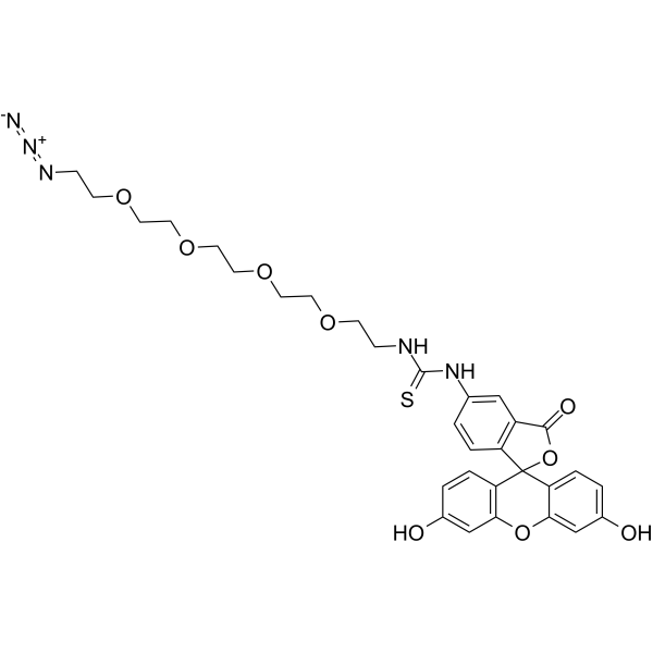 Fluorescein-thiourea-PEG4-azide