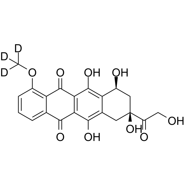 Doxorubicinone-d3 Chemical Structure Doxorubicinone-d3(Synonyms: Adriamycin aglycone-d3; Adriamycinone-d3)