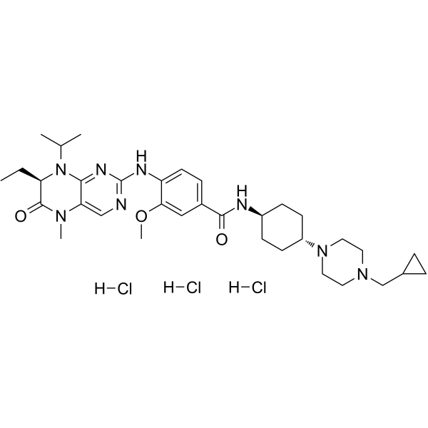 Volasertib trihydrochloride(Synonyms: 伏拉塞替三盐酸盐; BI 6727 trihydrochloride)