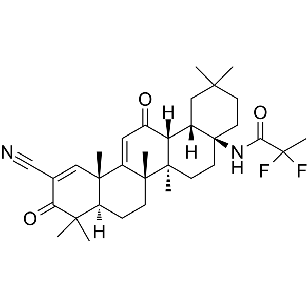 Omaveloxolone Chemical Structure Omaveloxolone(Synonyms: RTA 408)