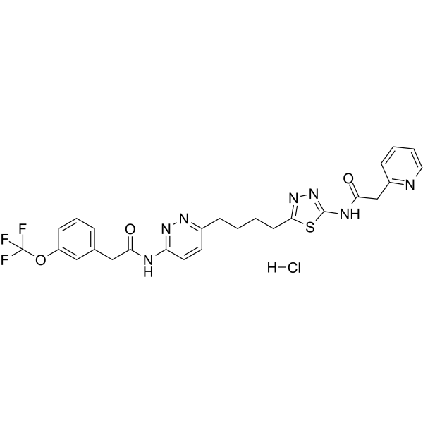 Telaglenastat hydrochloride(Synonyms: CB-839 hydrochloride)