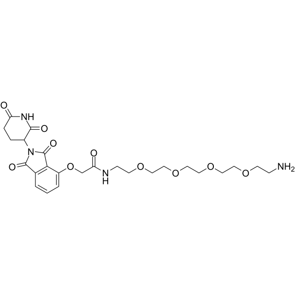 Thalidomide-O-amido-PEG4-C2-NH2