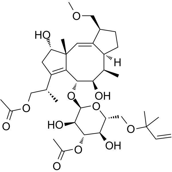 Fusicoccin Chemical Structure Fusicoccin(Synonyms: Fusicoccin A)
