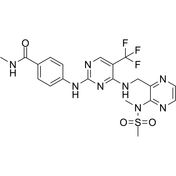 Defactinib(Synonyms: VS-6063;  PF-04554878)