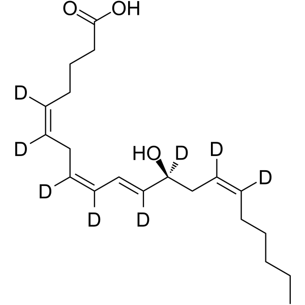 12(S)-HETE D8 Chemical Structure 12(S)-HETE D8