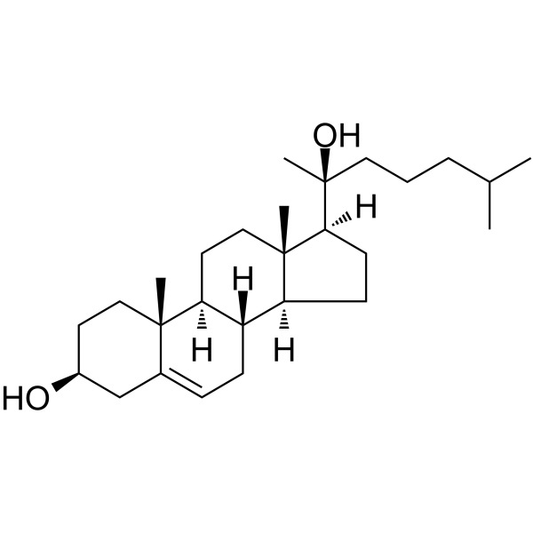 20(S)-Hydroxycholesterol Chemical Structure 20(S)-Hydroxycholesterol(Synonyms: 20α-Hydroxycholesterol)