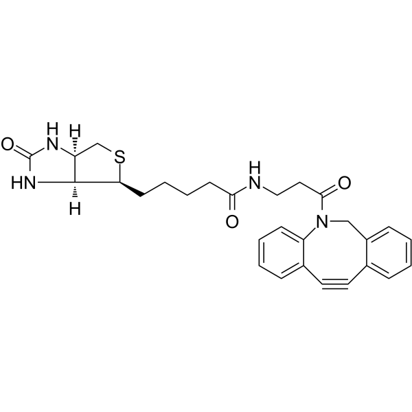 DBCO-Biotin Chemical Structure DBCO-Biotin