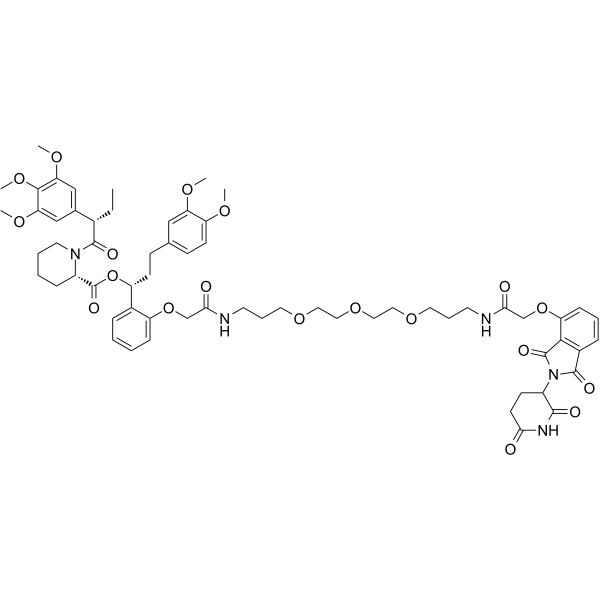 FKBP12 PROTAC dTAG-7 Chemical Structure FKBP12 PROTAC dTAG-7(Synonyms: dTAG-7)