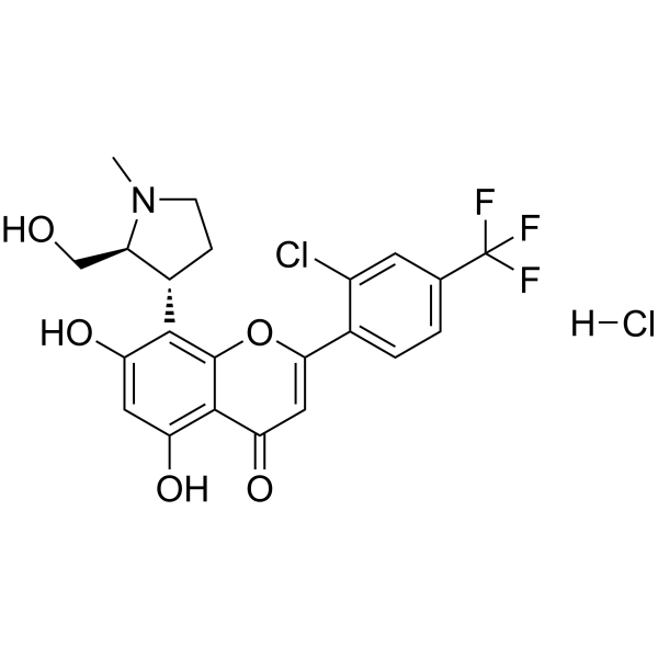 (2S,3R)-Voruciclib hydrochloride Chemical Structure (2S,3R)-Voruciclib hydrochloride