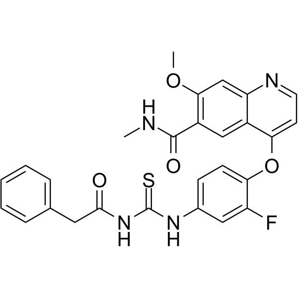 Pamufetinib Chemical Structure Pamufetinib(Synonyms: TAS-115)
