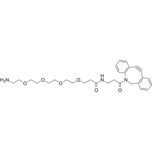 DBCO-NHCO-PEG4-amine Chemical Structure DBCO-NHCO-PEG4-amine