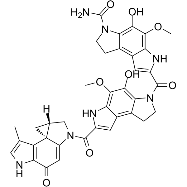 Rachelmycin(Synonyms: CC-1065;  NSC 298223)