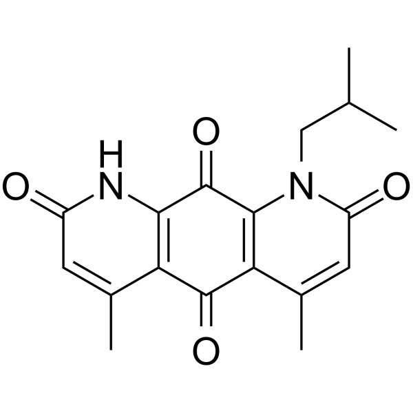 Isobutyl-deoxynyboquinone Chemical Structure Isobutyl-deoxynyboquinone(Synonyms: IB-DNQ)