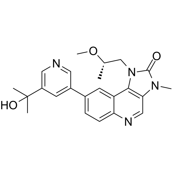 Samotolisib Chemical Structure Samotolisib(Synonyms: LY3023414)