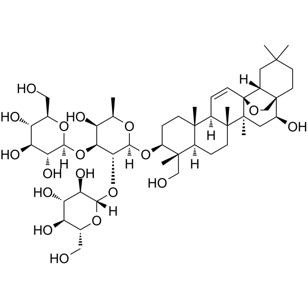 Buddlejasaponin IV Chemical Structure Buddlejasaponin IV