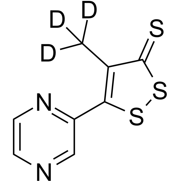 Oltipraz-d3 Chemical Structure Oltipraz-d3(Synonyms: RP 35972-d3; NSC 347901-d3)
