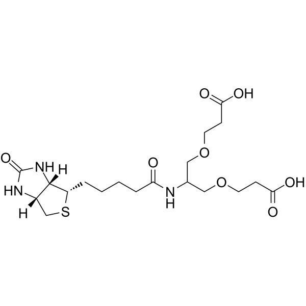 2-(Biotin-amido)-1,3-bis-(C1-PEG1-acid)