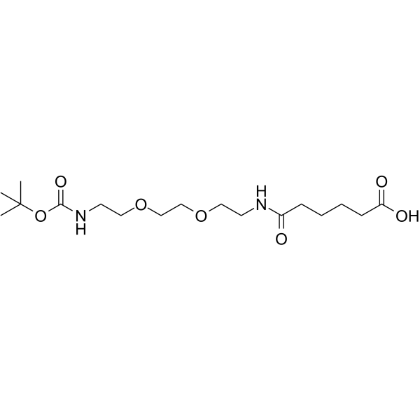 Boc-NH-PEG2-C2-amido-C4-acid(Synonyms: PROTAC Linker 30)