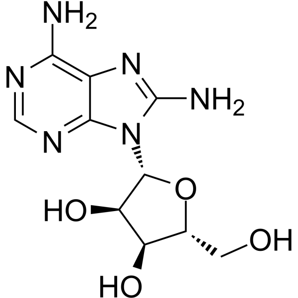 8-Aminoadenosine(Synonyms: 8-氨基腺苷; 8-NH2-Ado)