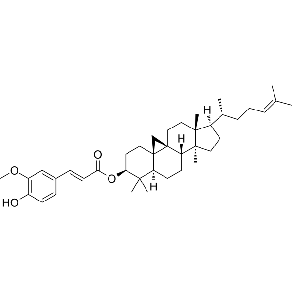 Cycloartenyl ferulate(Synonyms: 环木菠萝烯醇阿魏酸酯; Cycloartenol ferulate;  Cycloartenol ferulic acid ester)