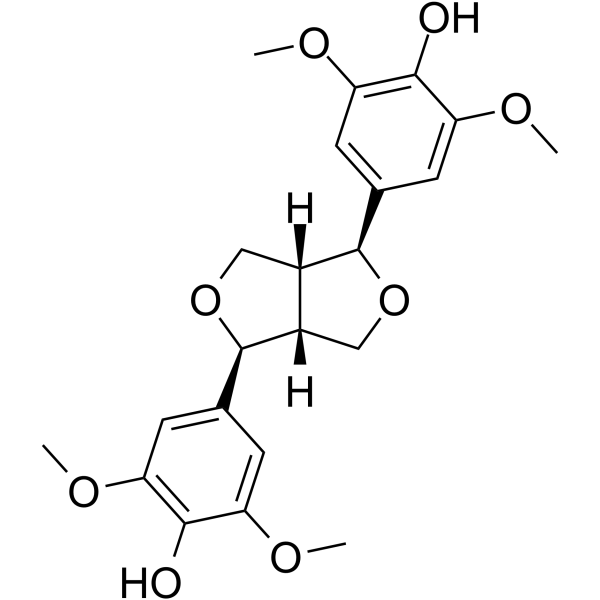 (+)-Syringaresinol(Synonyms: (+)-丁香树脂酚)
