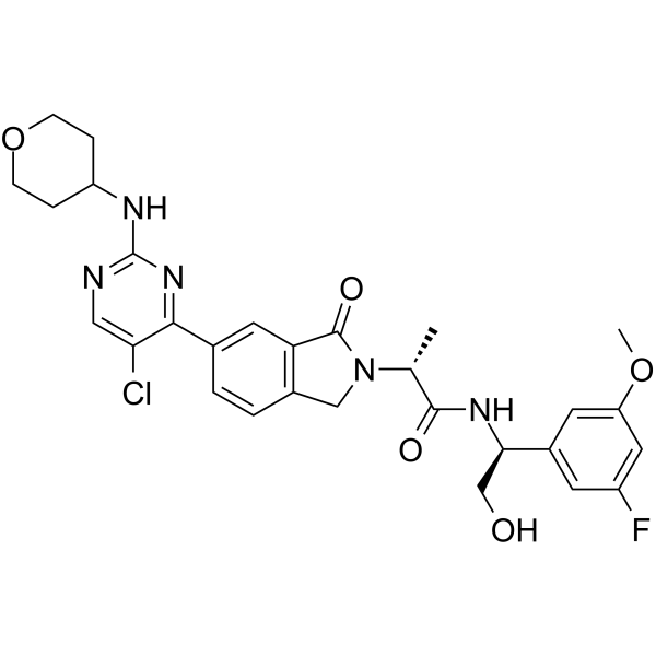 ERK1/2 inhibitor 2 Chemical Structure ERK1/2 inhibitor 2