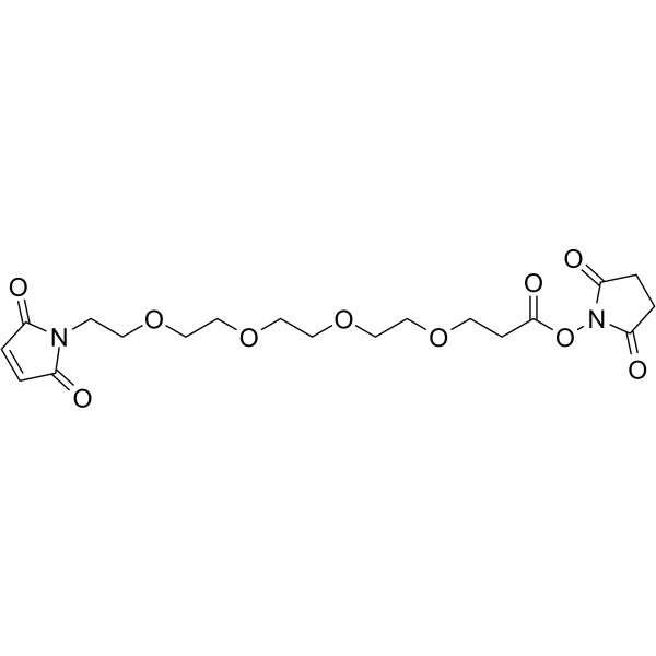 Mal-PEG4-NHS ester Chemical Structure Mal-PEG4-NHS ester