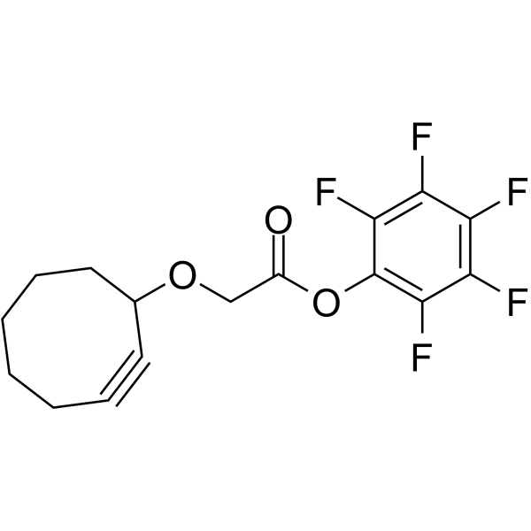 Cyclooctyne-O-PFP ester Chemical Structure Cyclooctyne-O-PFP ester