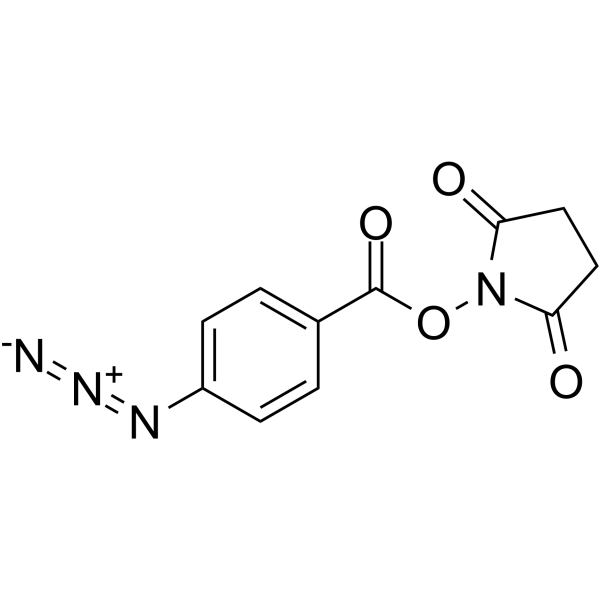 N3-Ph-NHS ester Chemical Structure N3-Ph-NHS ester