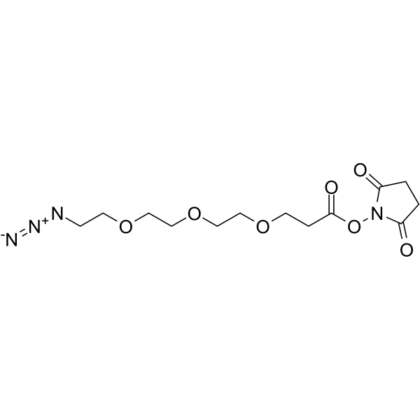 N3-PEG3-C2-NHS ester