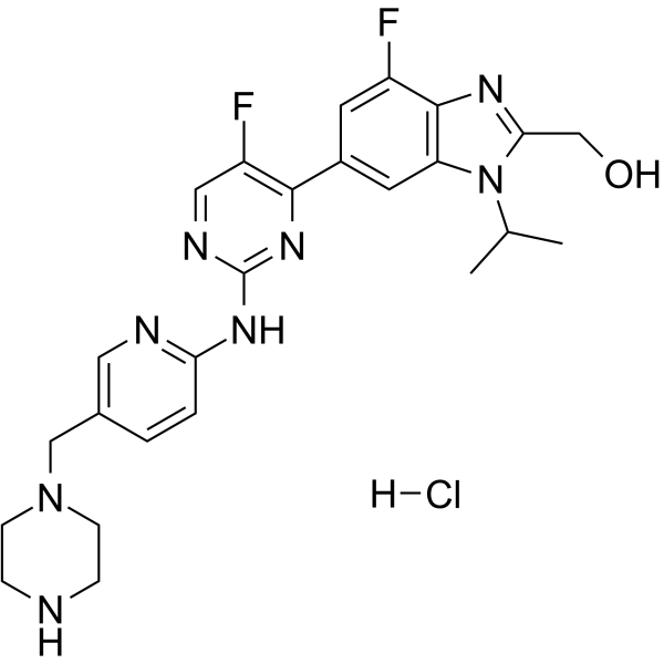 Abemaciclib metabolite M18 hydrochloride(Synonyms: LSN3106729 hydrochloride)