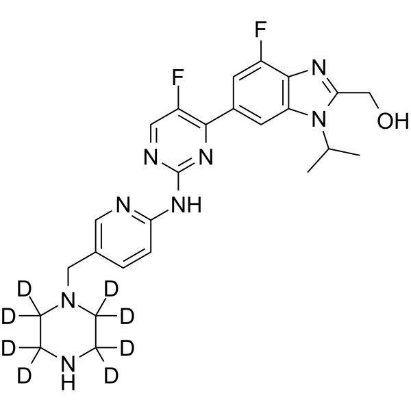 Abemaciclib metabolite M18-d8(Synonyms: LSN3106729-d8)
